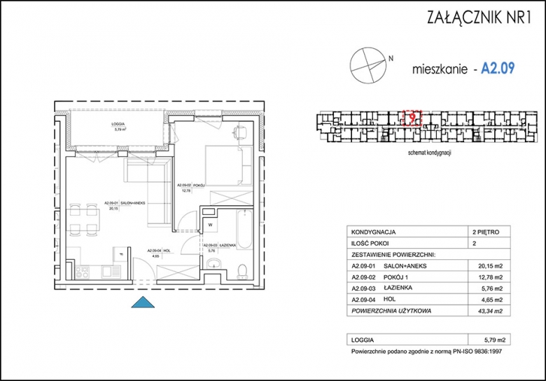 Apartament nr. A2.09